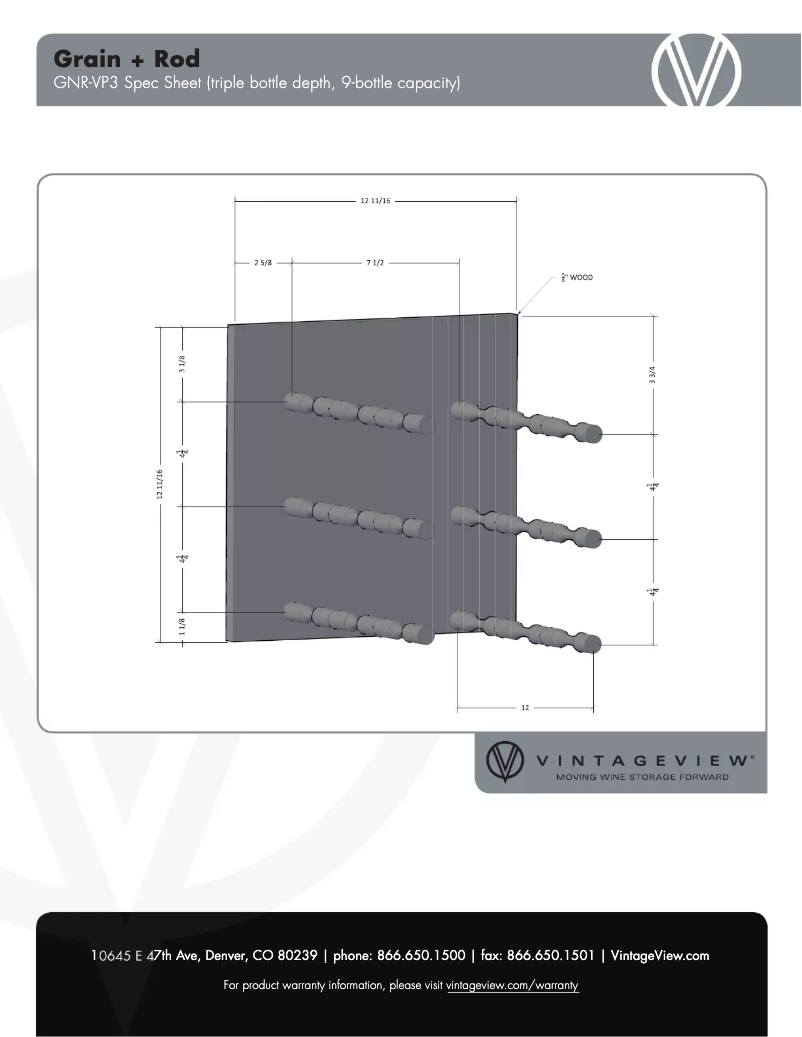 Image de la première page du manuel de l'appareil GNR-VP3K