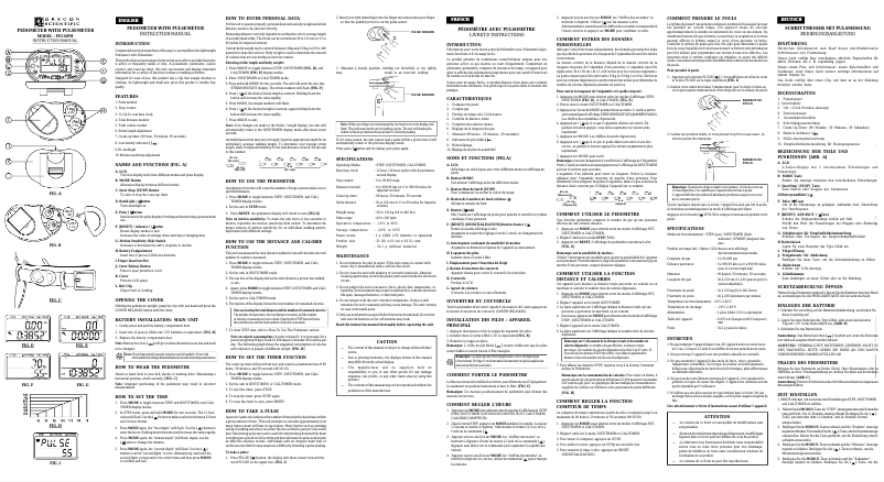 Page 1 de la notice Manuel utilisateur Oregon Scientific PE316PM