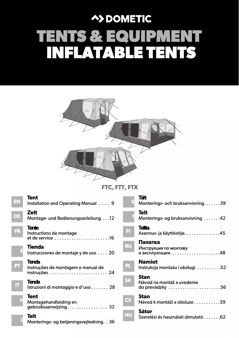 Página 1 del manual Manual de usuario Dometic Rarotonga FTT 601 Redux