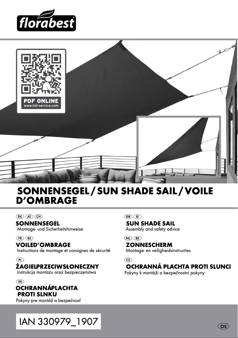 Page 1 de la notice Manuel utilisateur Florabest HG03610