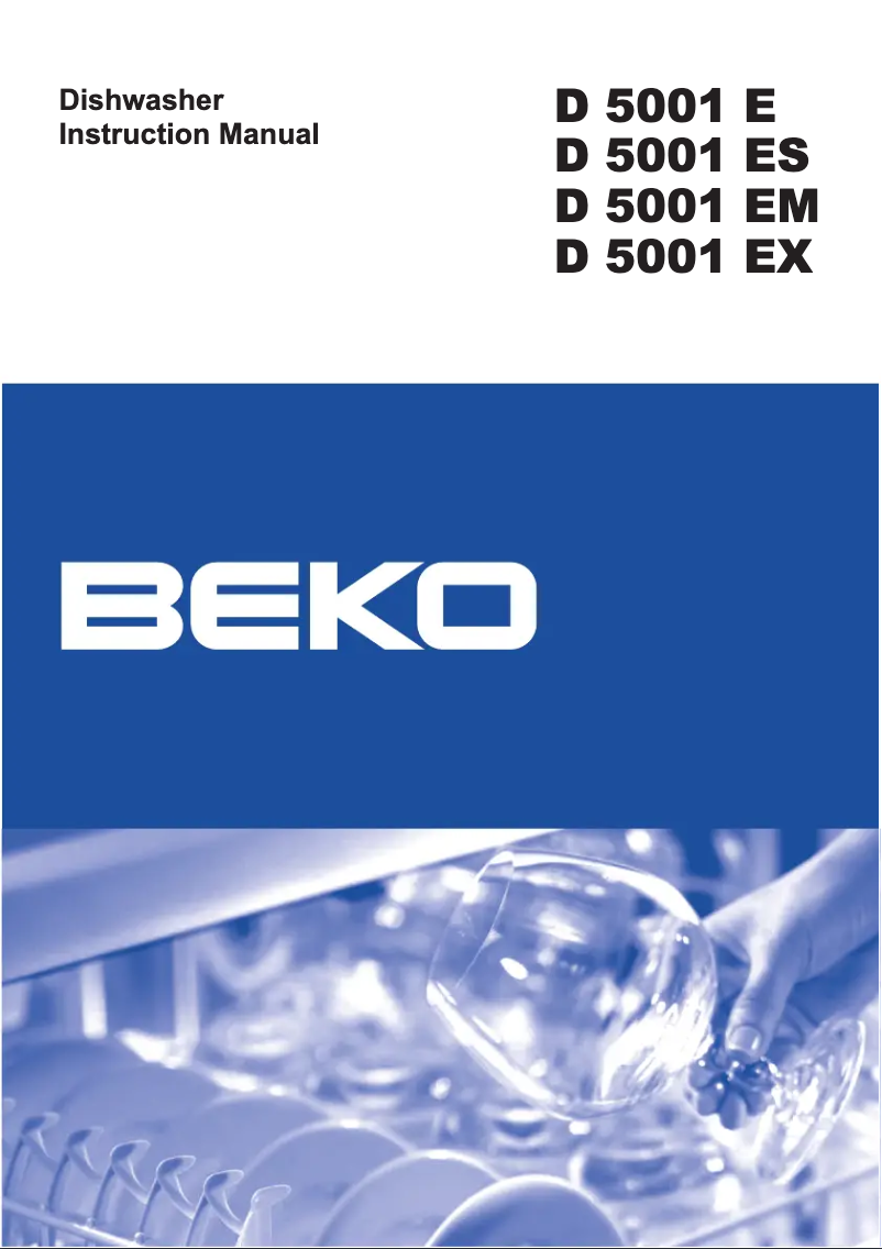 Page n°1 - Manuel utilisateur Beko D 5001 EM