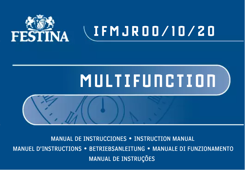 Page 1 de la notice Manuel utilisateur Festina Retro F16823 Retro