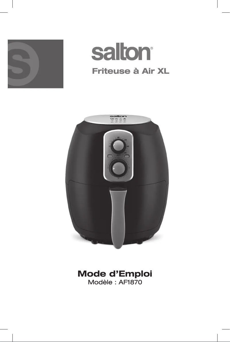 Página 1 del manual Manual de usuario Salton AF1870