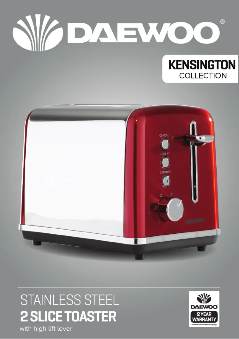 Page 1 de la notice Manuel utilisateur Daewoo Kensington SDA1584