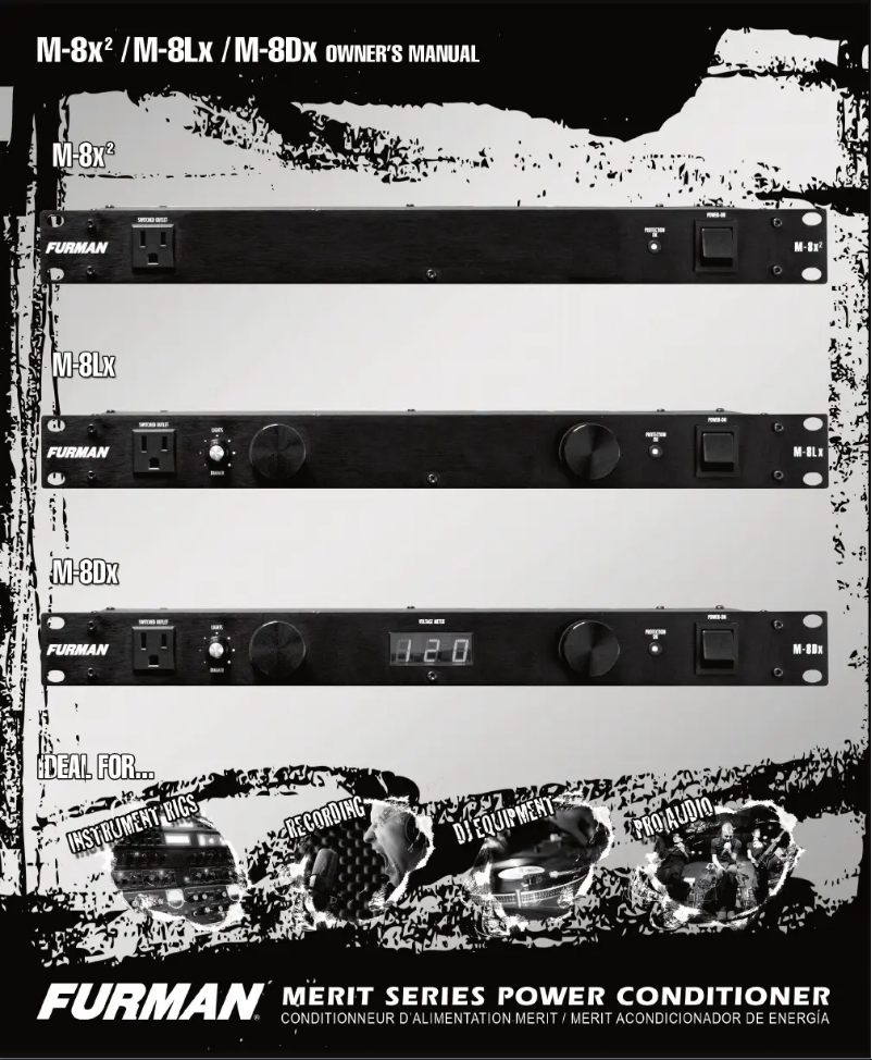 Page 1 de la notice Manuel utilisateur Furman M-8x AR
