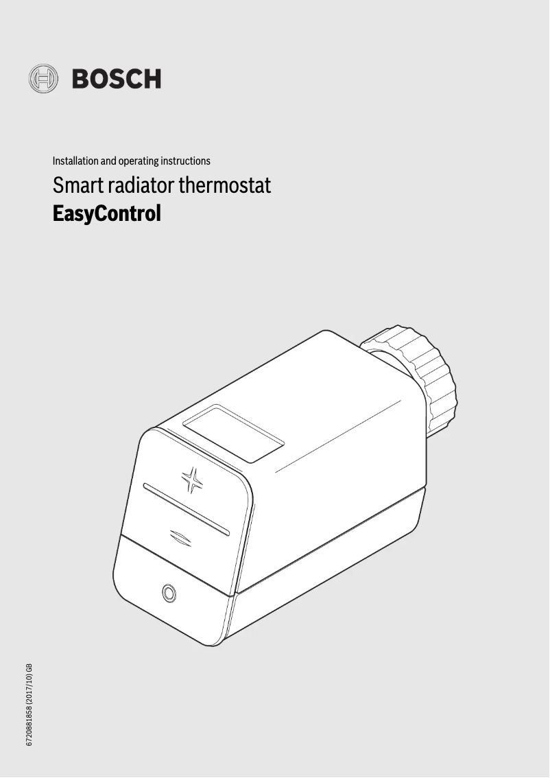 Page 1 of the manual User Manual Bosch RT10-RFV