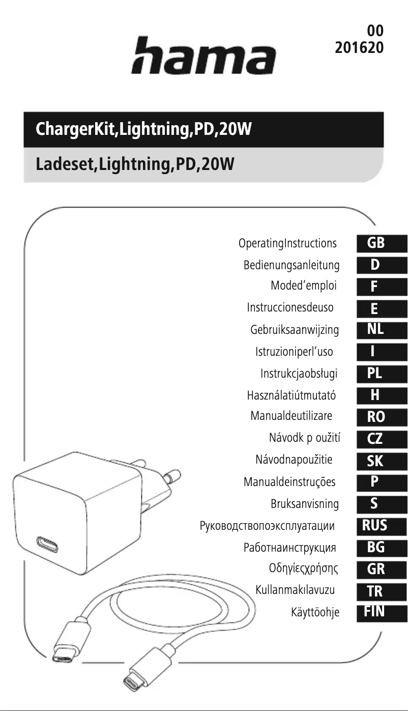 Imagen de la primera página del manual del dispositivo 201620