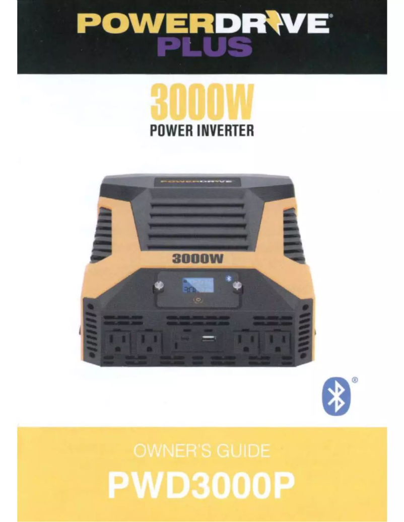 Page 1 de la notice Manuel utilisateur PowerDrive PWD3000P