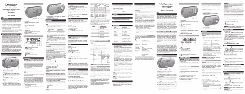 Image de la première page du manuel de l'appareil WR202