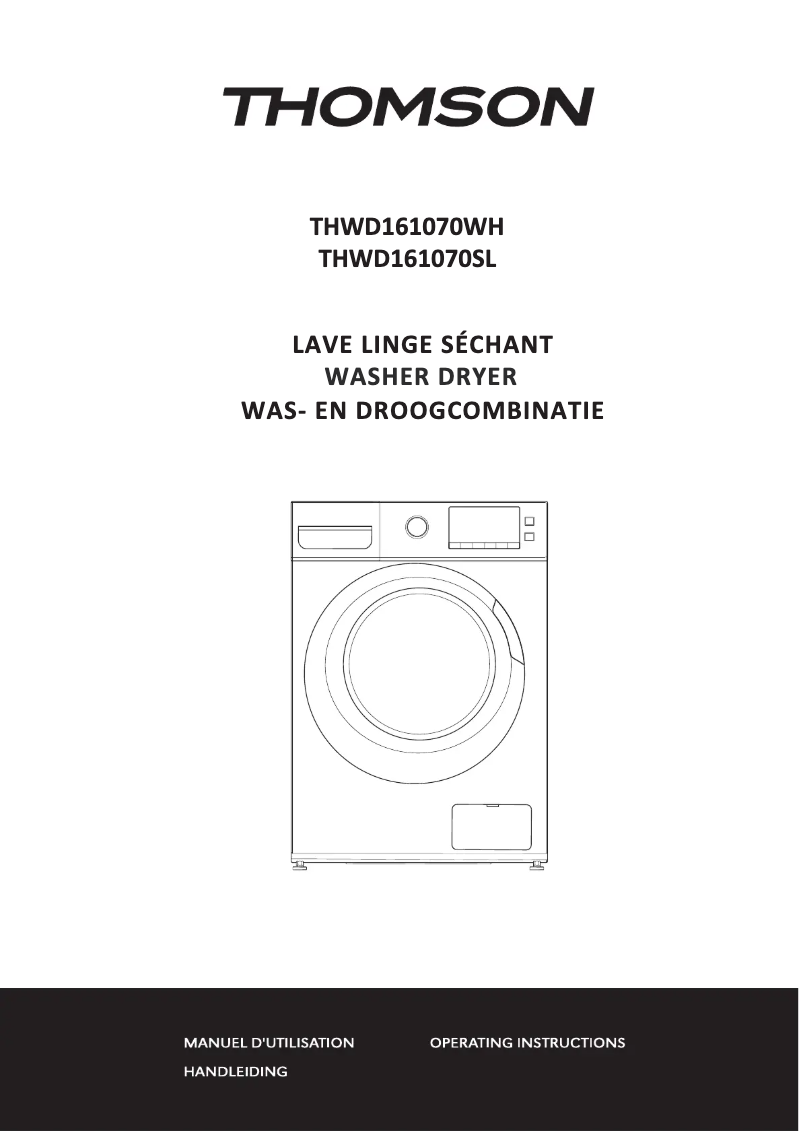 Page n°1 - Manuel utilisateur Thomson THWD161070WH