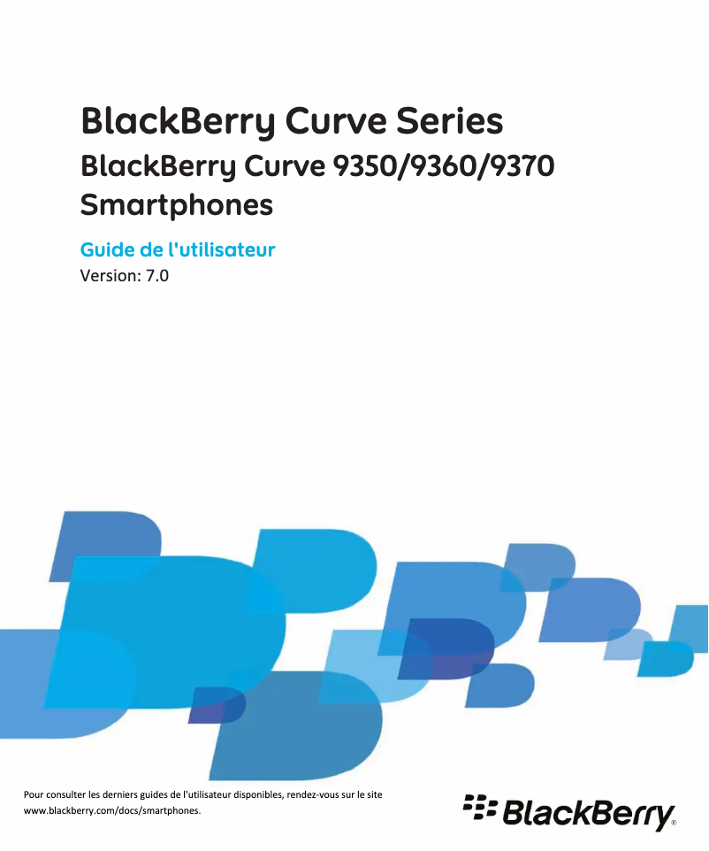 Page n°1 - Manuel utilisateur BlackBerry Curve 9360