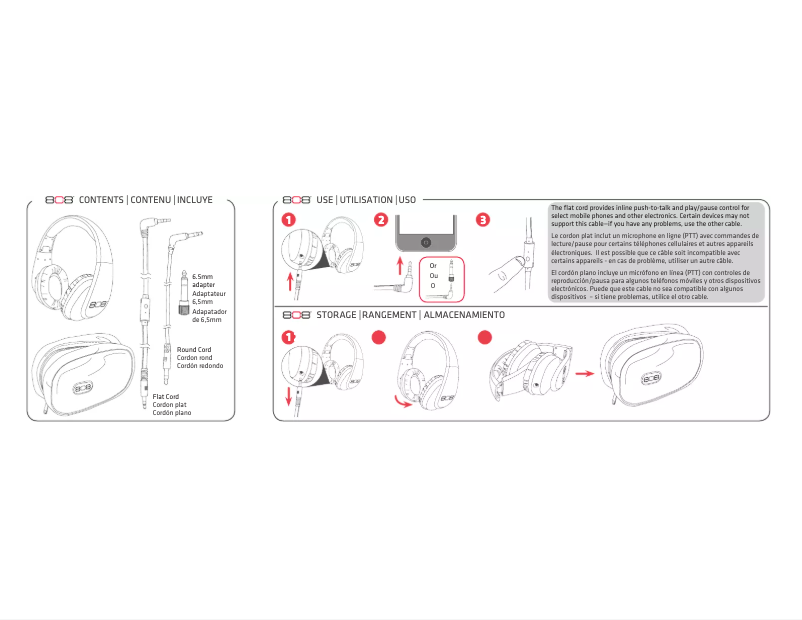 Page n°1 - Manuel utilisateur audiovox 808