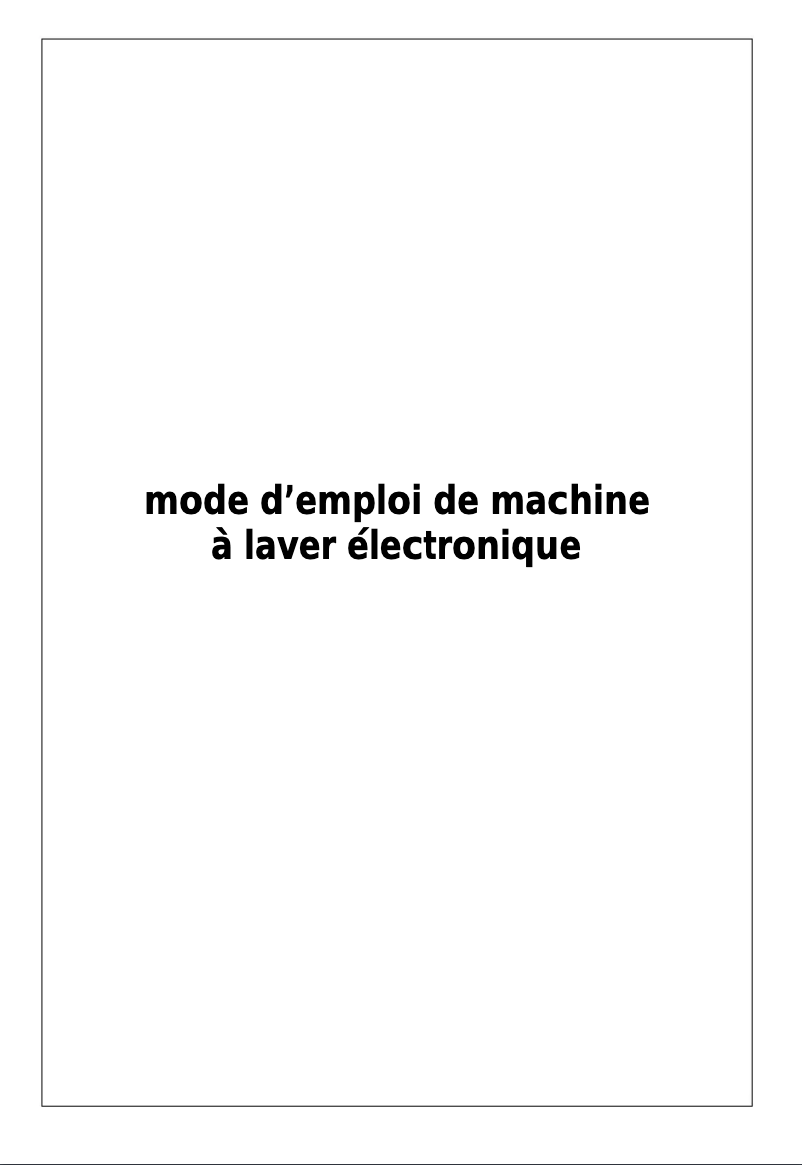 Image de la première page du manuel de l'appareil AML1005