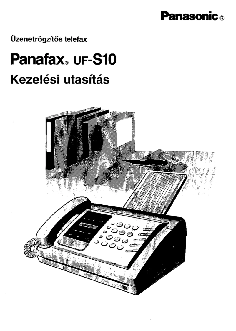 Page 1 of the manual User Manual Panasonic Panafax UF-S10