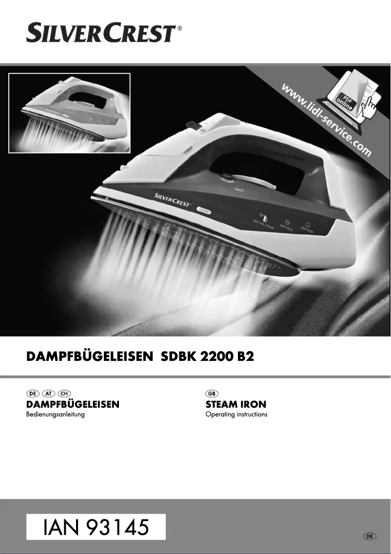 Imagen de la primera página del manual del dispositivo SDBK 2200 B2