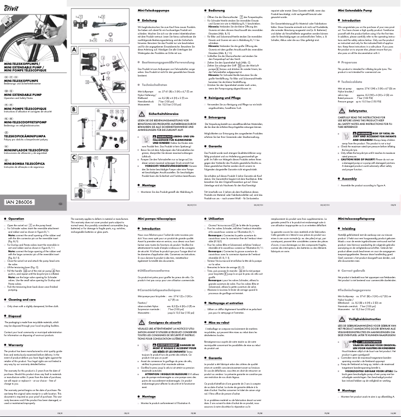 Image de la première page du manuel de l'appareil IAN 109612