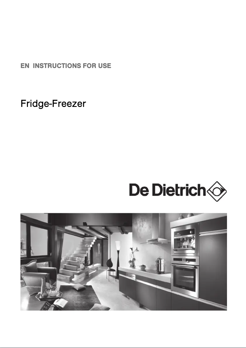 Page n°1 - Manuel utilisateur De Dietrich DRC825JE