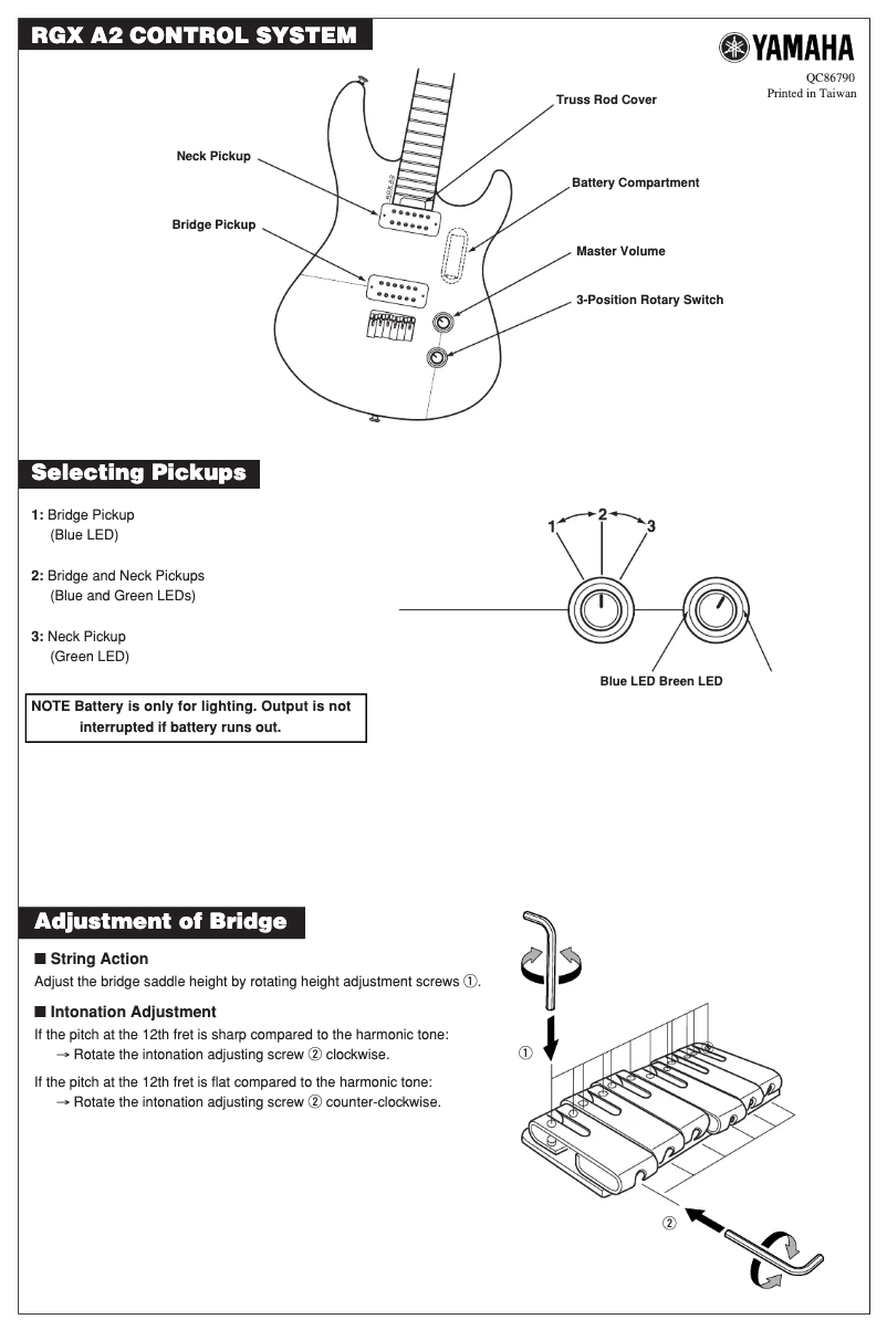 Image de la première page du manuel de l'appareil RGXA2
