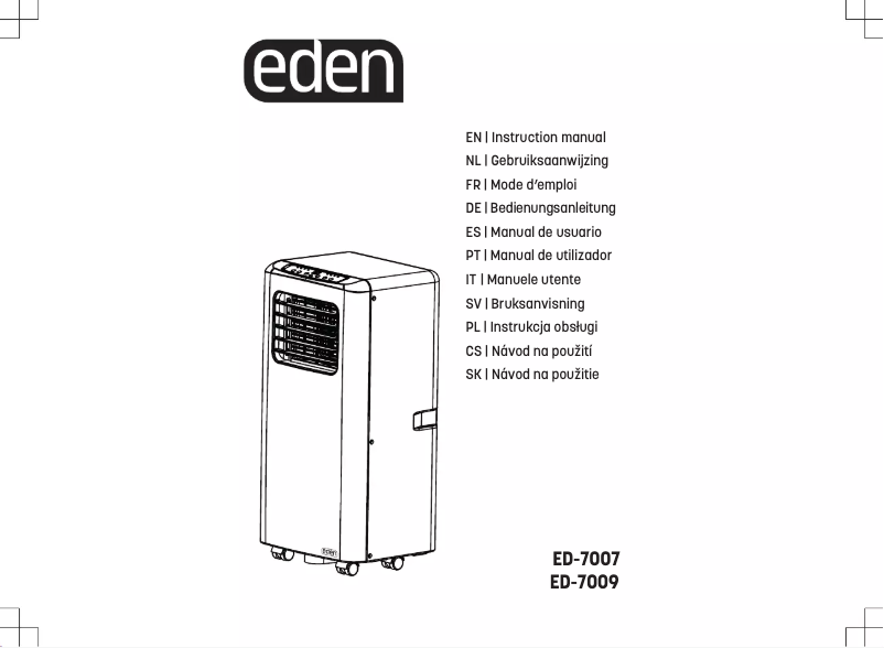 Image de la première page du manuel de l'appareil ED-7007