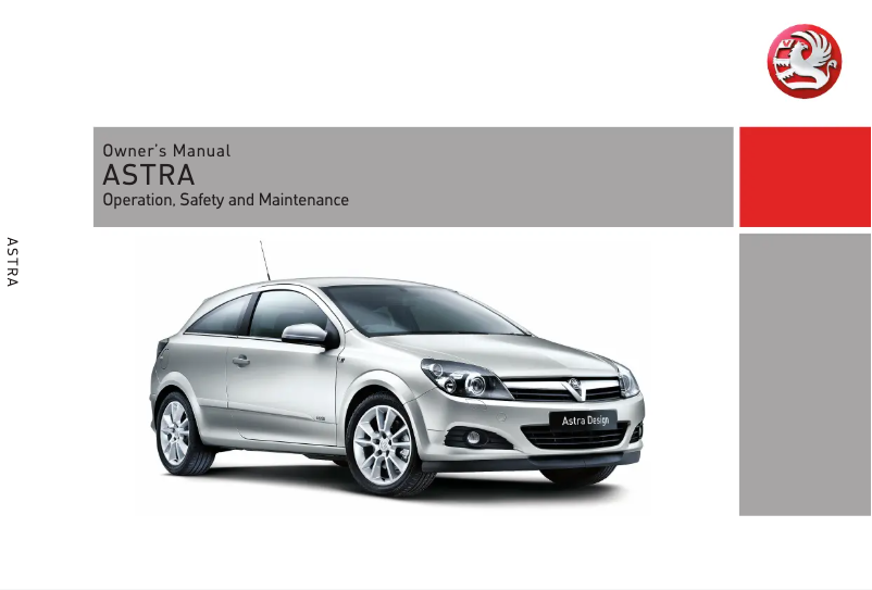 First page image of the manual for Astravan (2007)