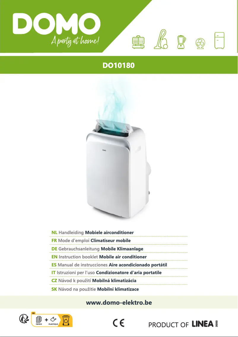 Image de la première page du manuel de l'appareil DO10180