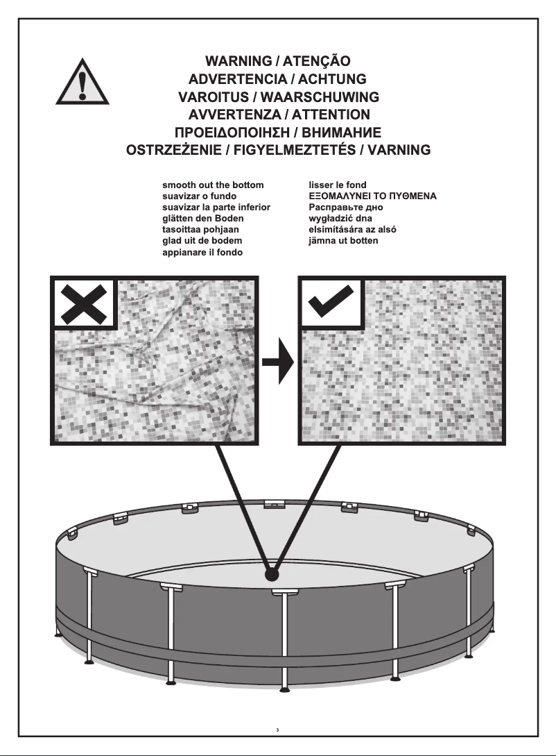 Page 1 de la notice Manuel utilisateur Bestway Power Steel 56664
