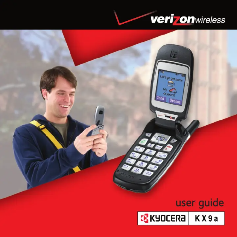 Página 1 del manual Manual de usuario Kyocera KX9a