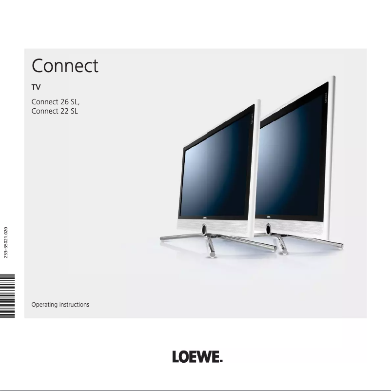 Page n°1 - Manuel utilisateur Loewe Connect 26 SL