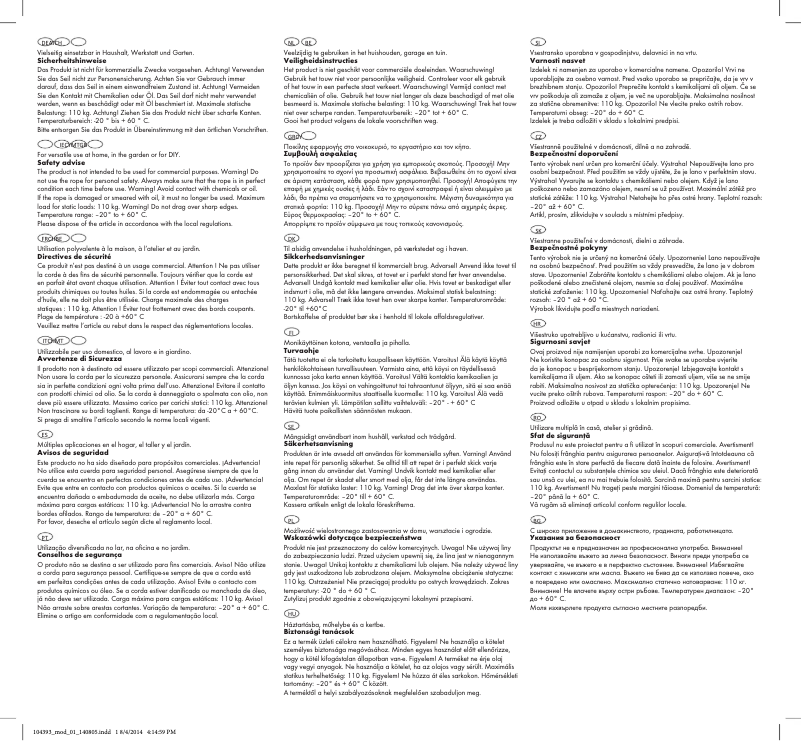 Image de la première page du manuel de l'appareil IAN 104393