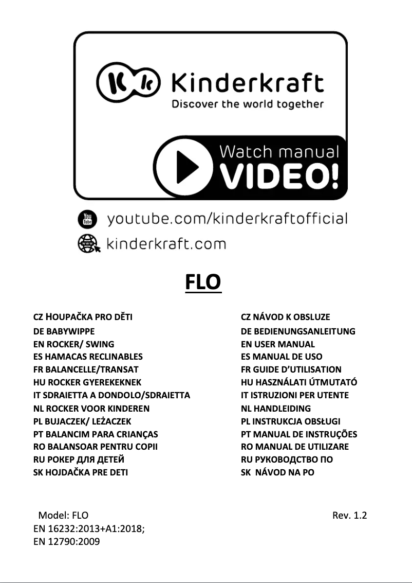 Página 1 del manual Manual de usuario Kinderkraft FLO