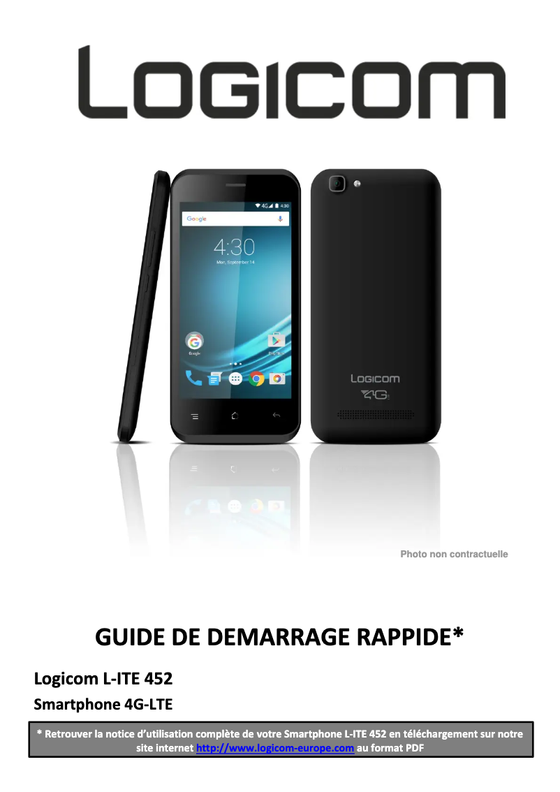 Image de la première page du manuel de l'appareil L-ite 452