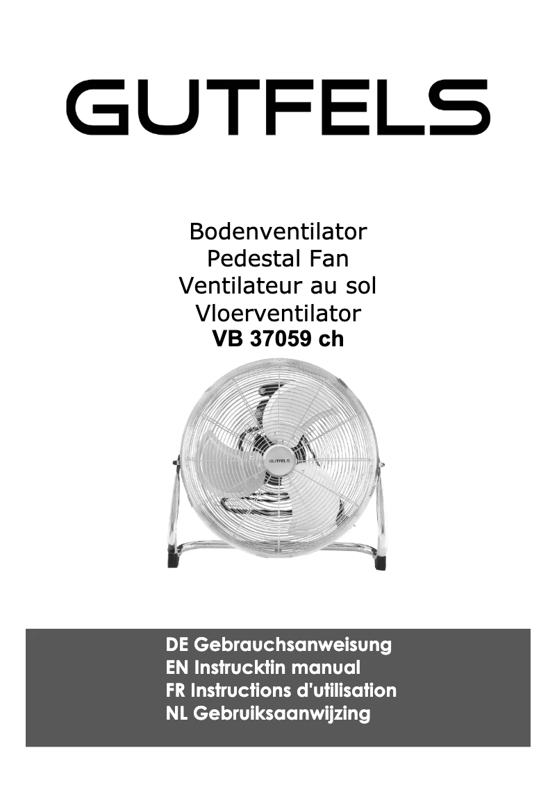 Image de la première page du manuel de l'appareil VB 37059 ch