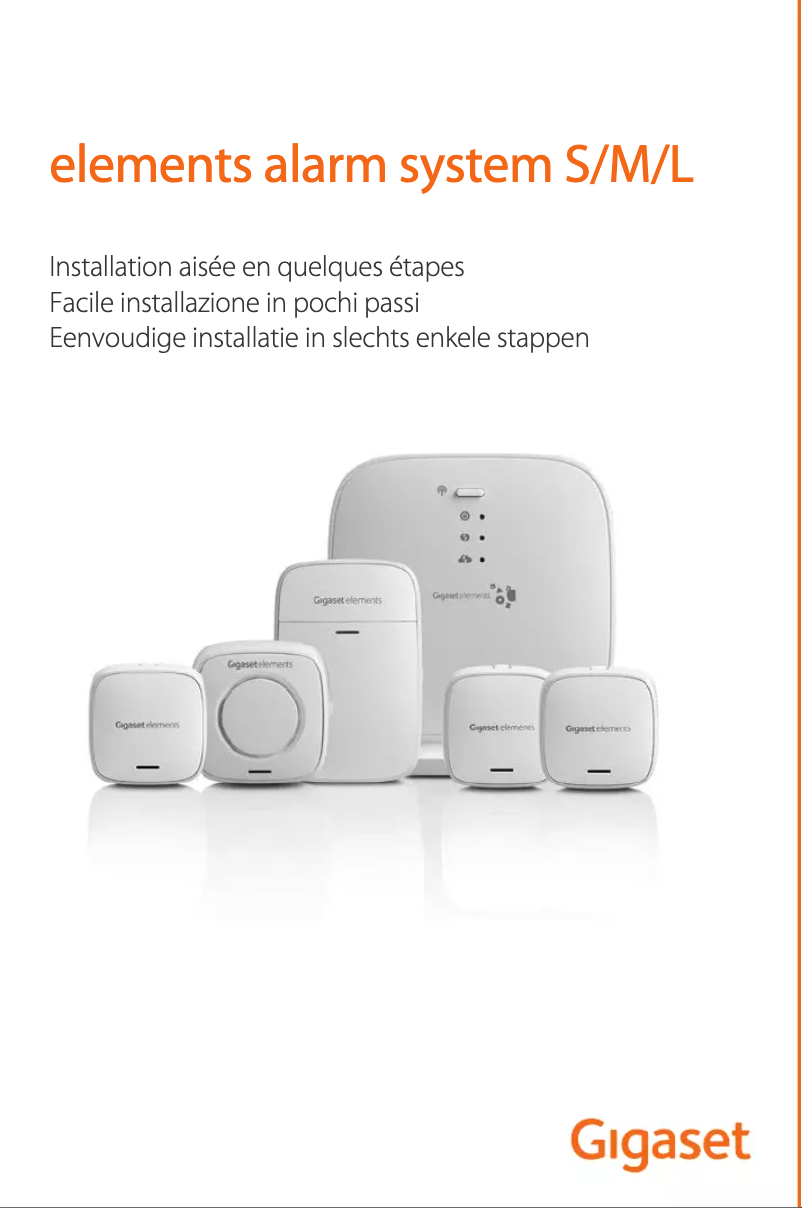 Page 1 de la notice Manuel utilisateur Gigaset Elements alarm system S