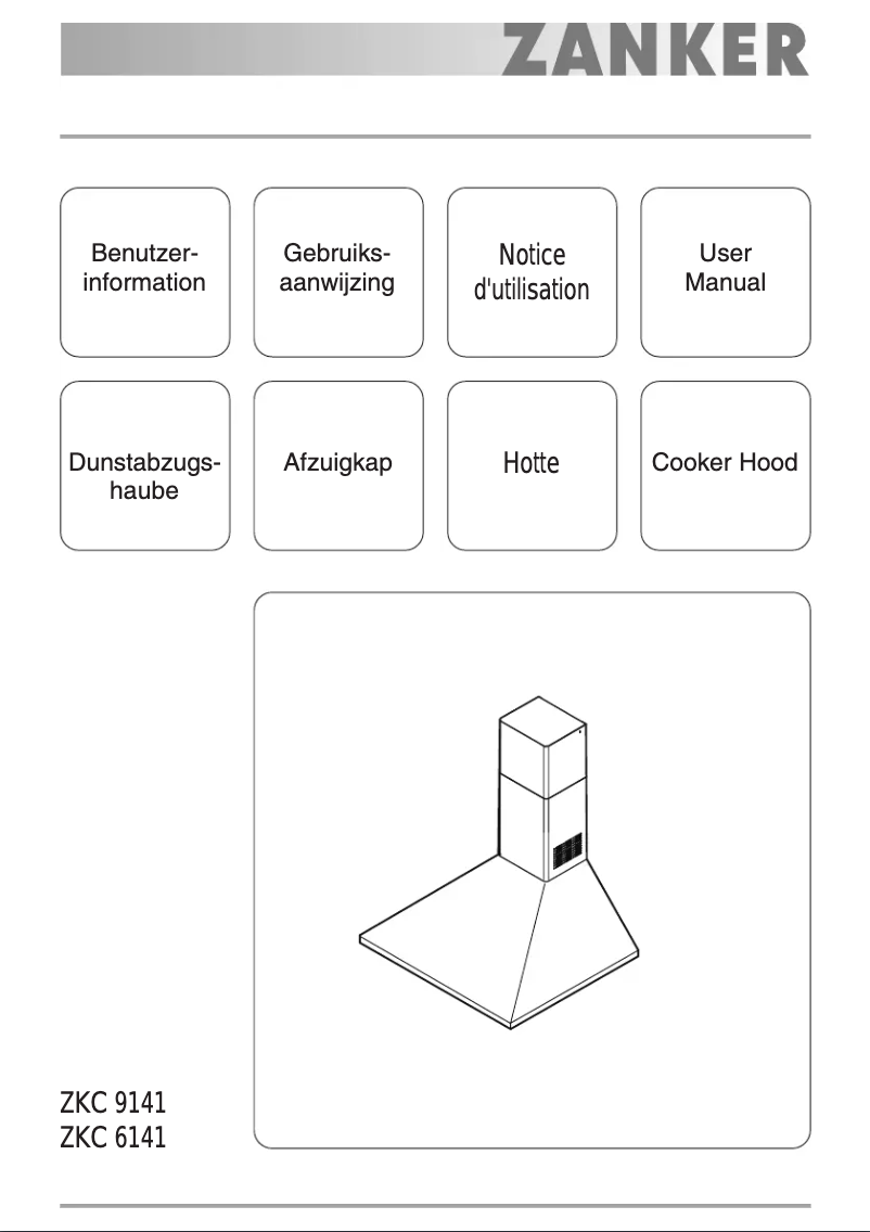 Page 1 de la notice Manuel utilisateur Zanker ZKC 6141