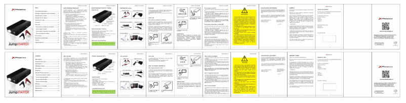 Page 1 de la notice Manuel utilisateur Phoenix Technologies PHJUMPSTARTER