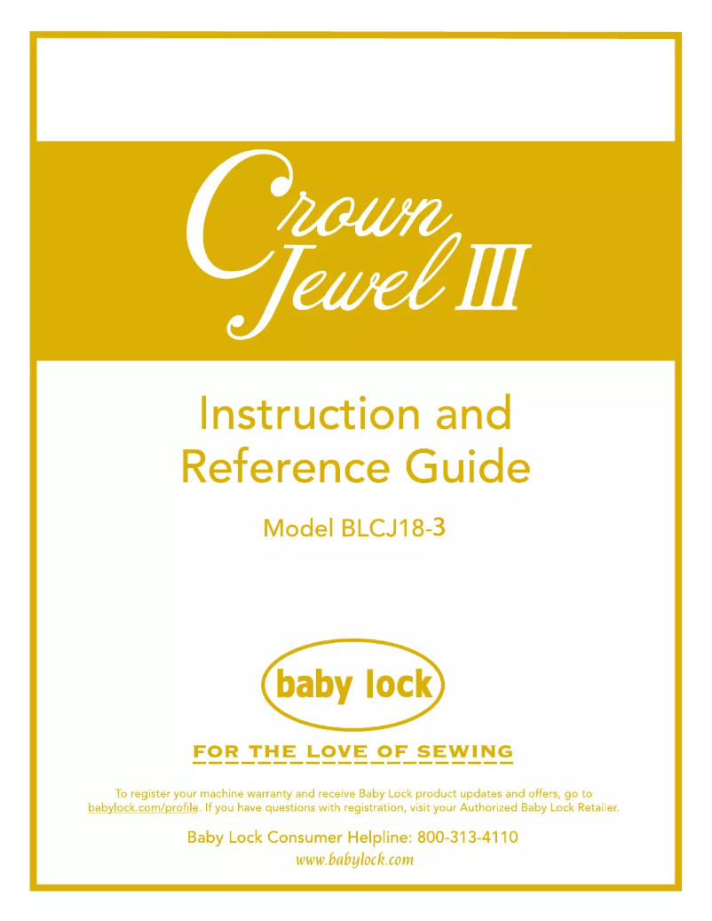 Image de la première page du manuel de l'appareil Crown Jewel III