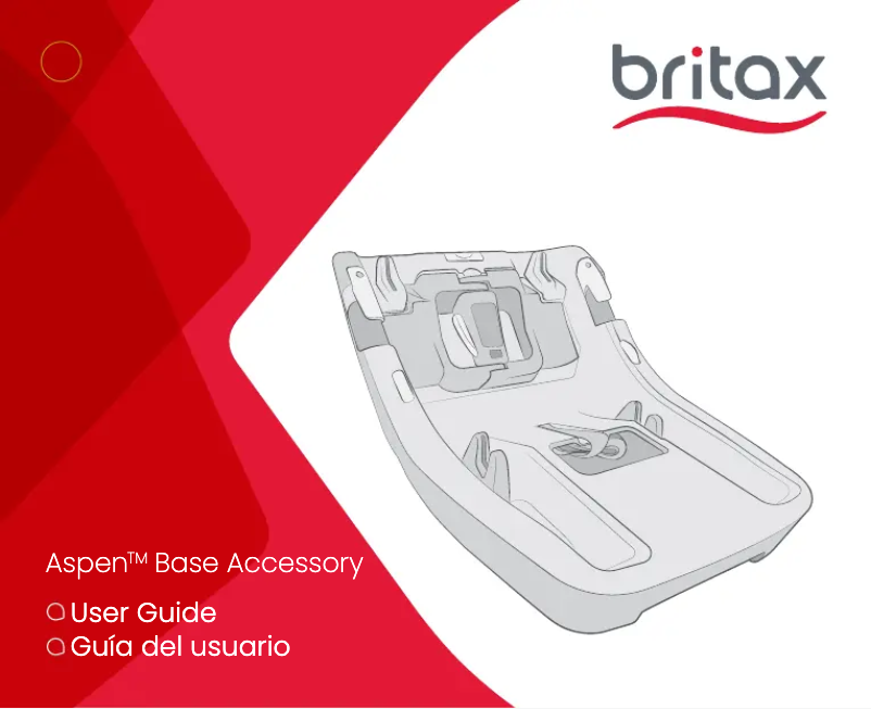 Página 1 del manual Manual de usuario Britax Aspen Base