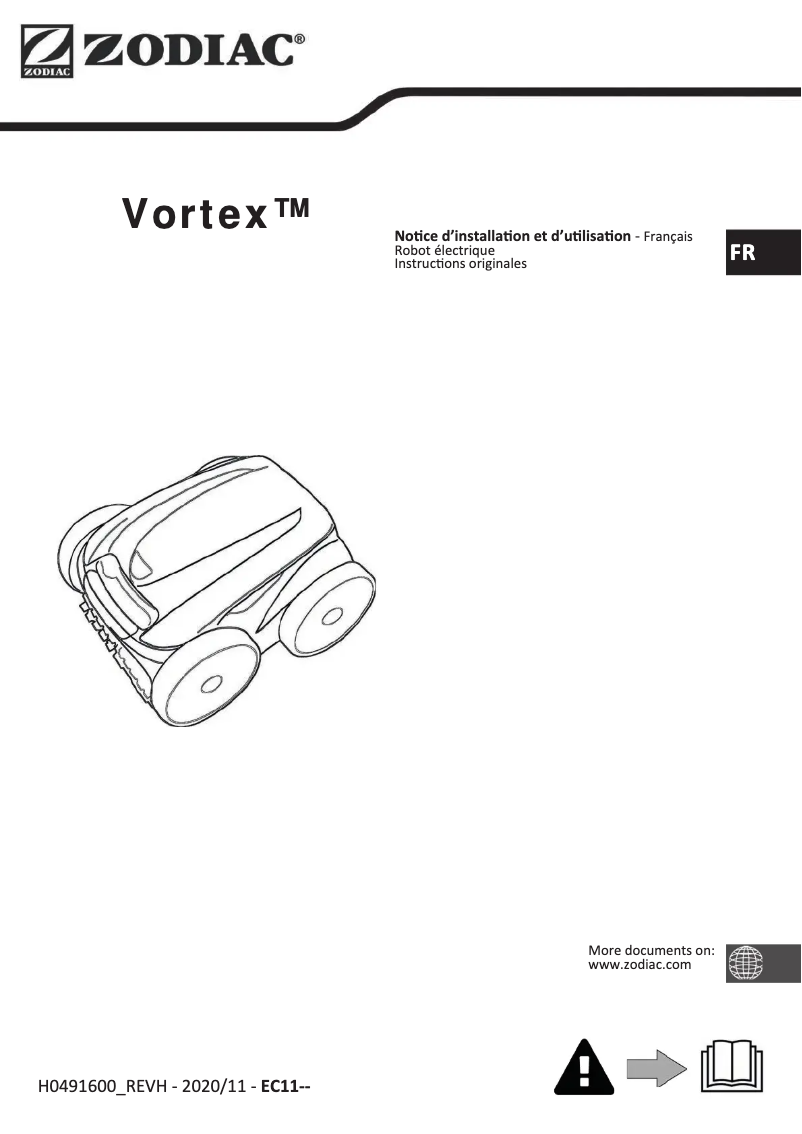 Page n°1 - Manuel utilisateur Gre Vortex