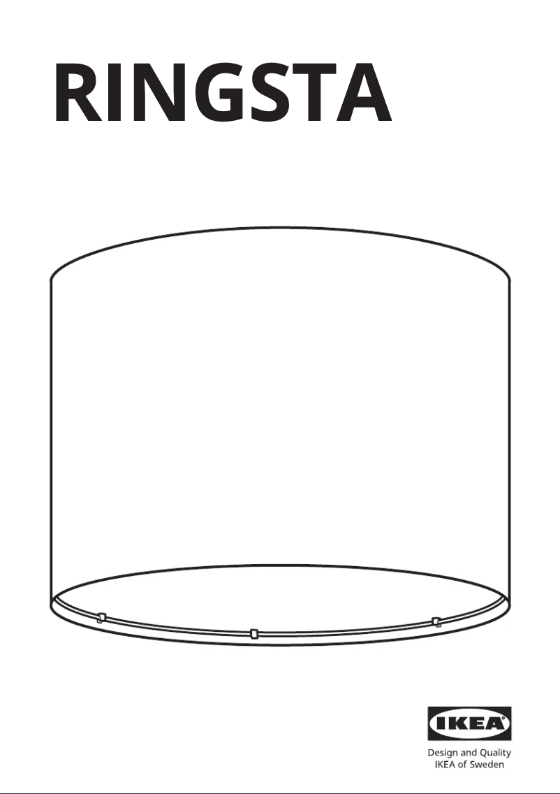Página 1 del manual Manual de usuario Ikea RINGSTA 604.053.66