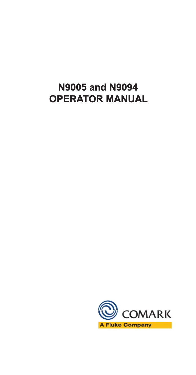 Image de la première page du manuel de l'appareil N9094