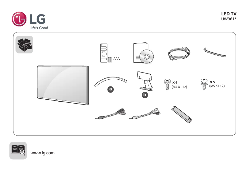 Page 1 de la notice Manuel utilisateur LG 49UW961H