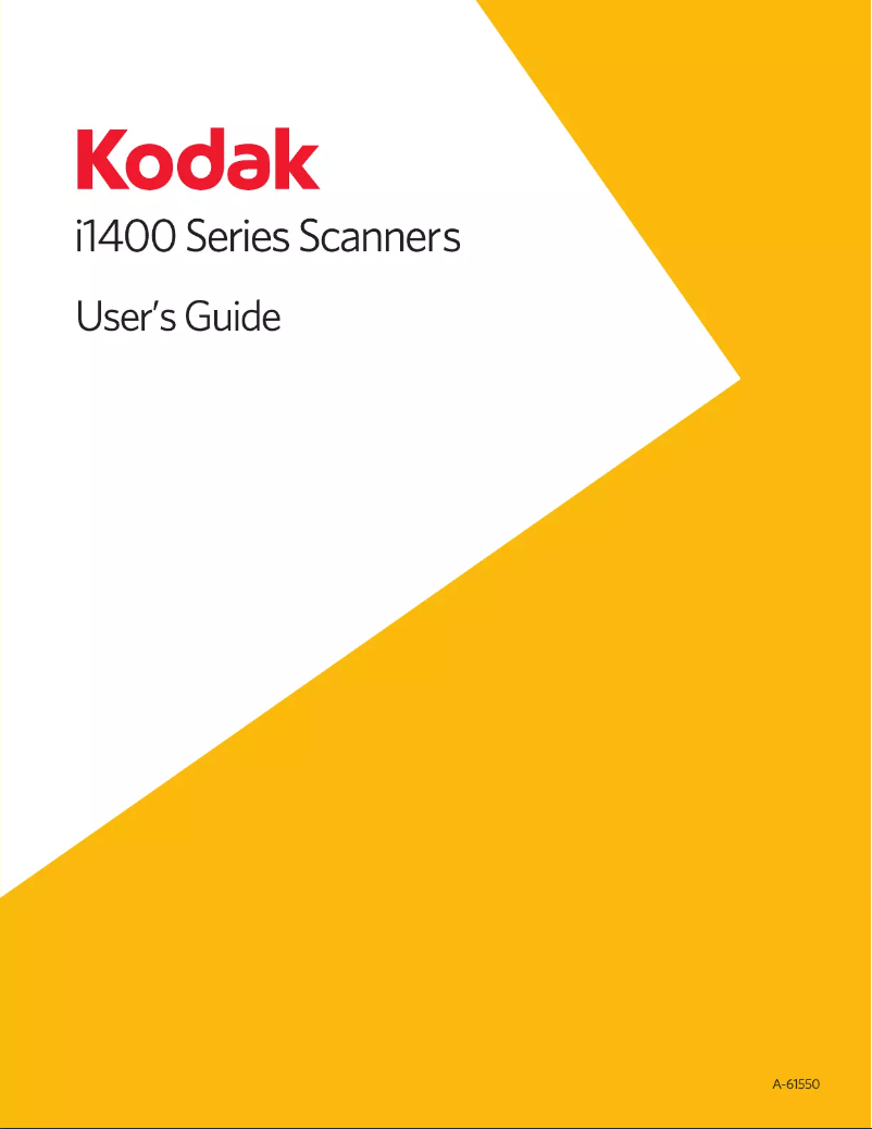 Image de la première page du manuel de l'appareil i1440