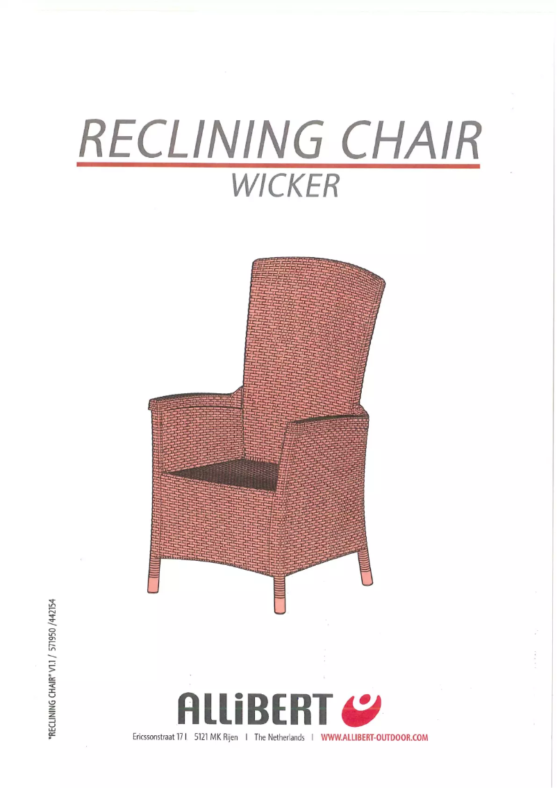 Page 1 de la notice Manuel utilisateur Allibert Canberra