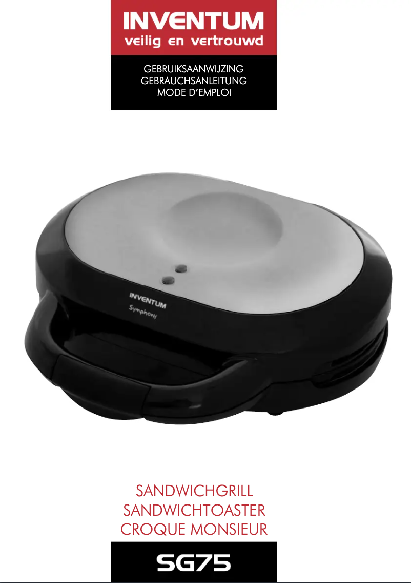 Page 1 de la notice Manuel utilisateur Inventum SG75