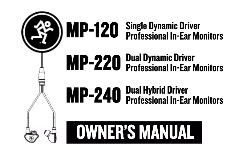 Page 1 of the manual User Manual Mackie MP-240