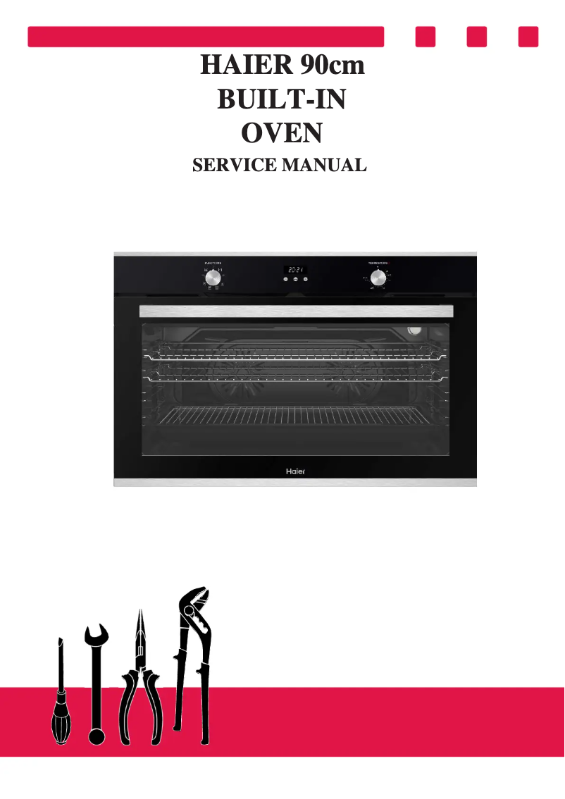 Page 1 de la notice Manuel utilisateur Haier HWO90S10EX2