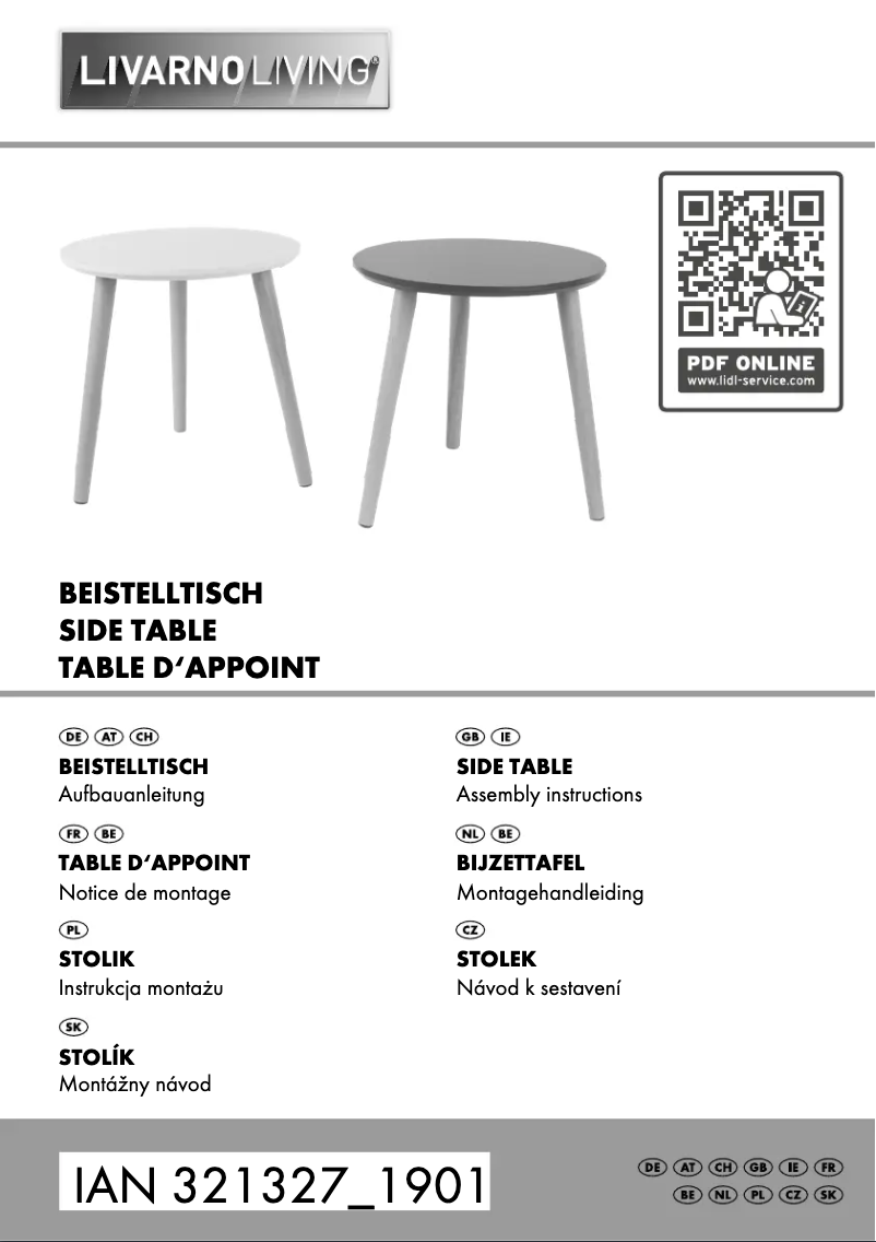 Page n°1 - Manuel utilisateur Livarno Lux IAN 321327