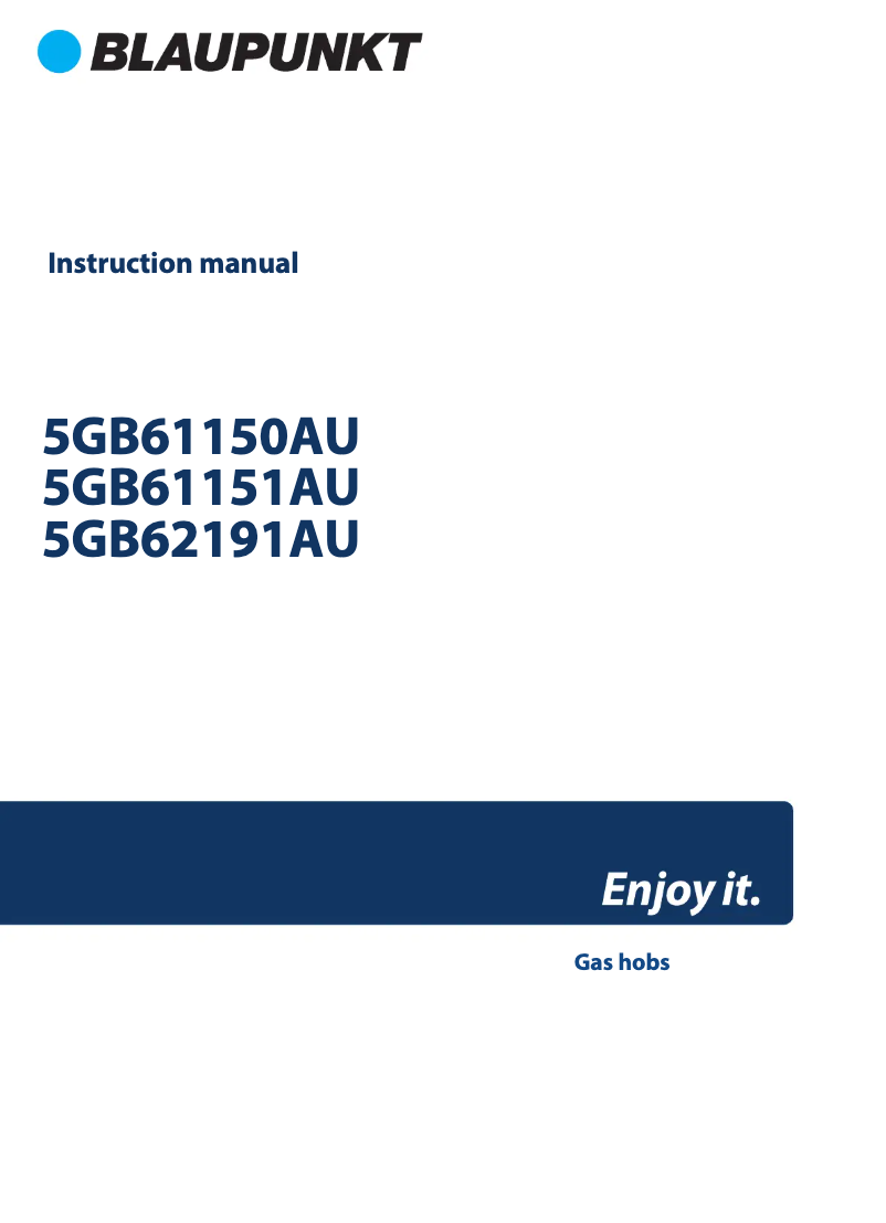 Page 1 de la notice Guide d'installation Blaupunkt 5GB62191