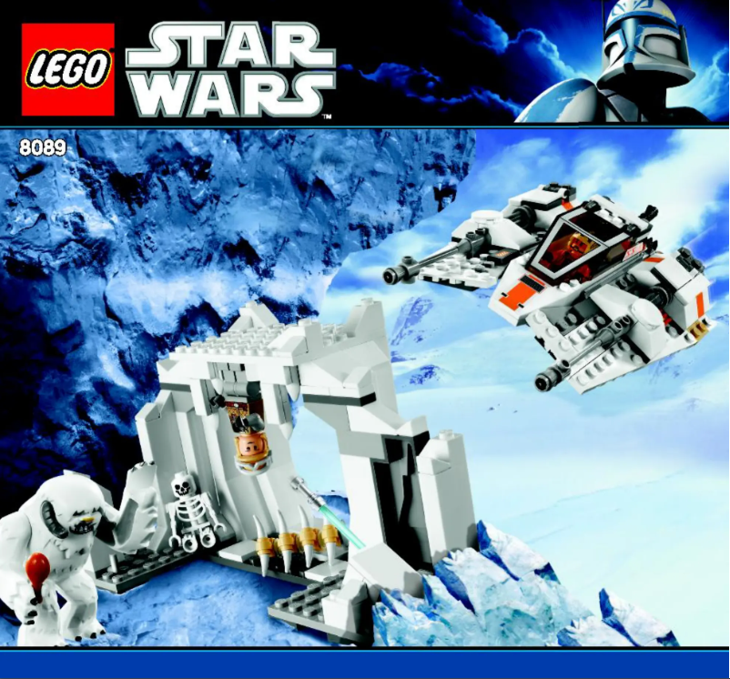 Image de la première page du manuel de l'appareil Hoth Wampa Cave (TM)