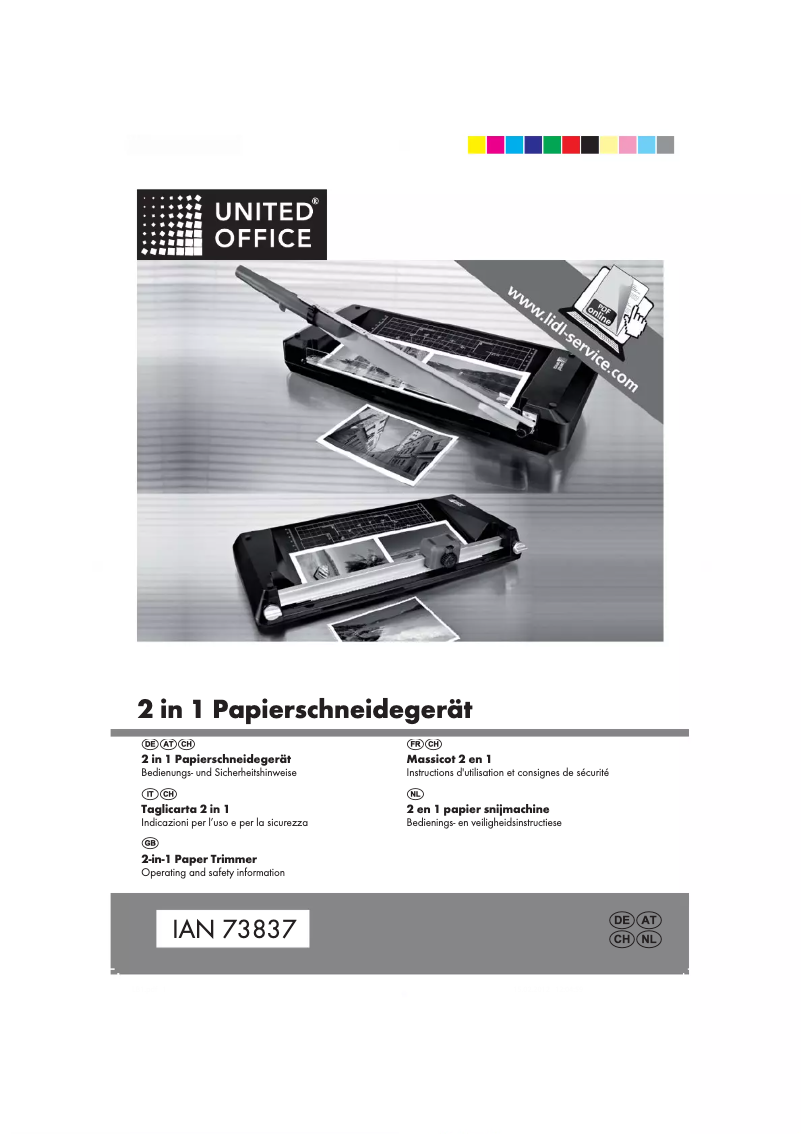 Page n°1 - Manuel utilisateur United Office IAN 73837